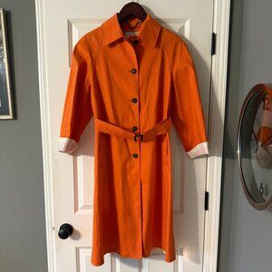 **Prada Orange Rain Coat**